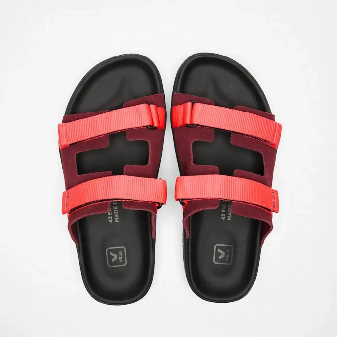 Arpoador Suede Amarante Rose Fluo Black