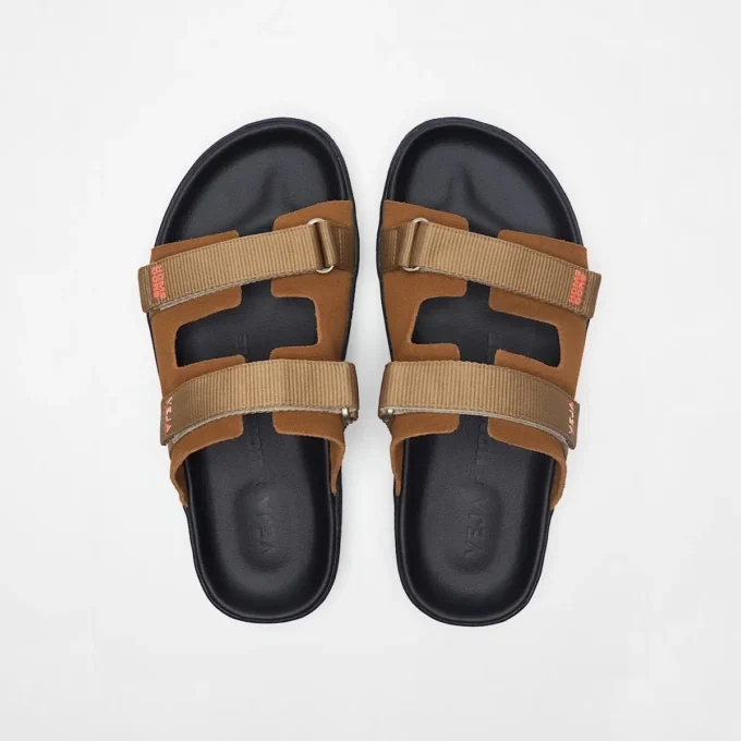 Arpoador Suede Veja X Homecore Cognac Tent Black