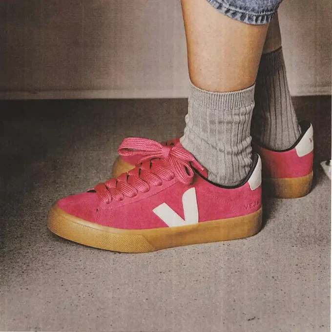 Campo Bold Suede Pink Pierre Natural