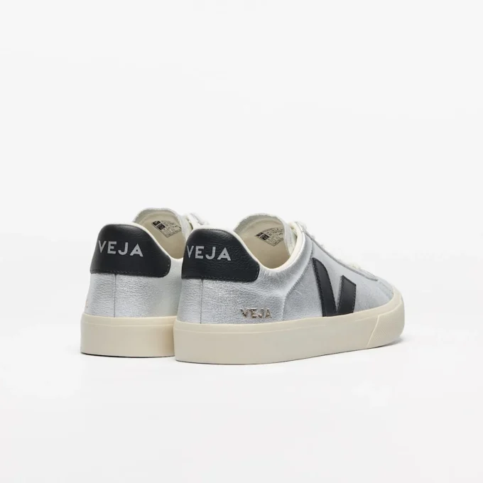 Campo Leather Silver Black