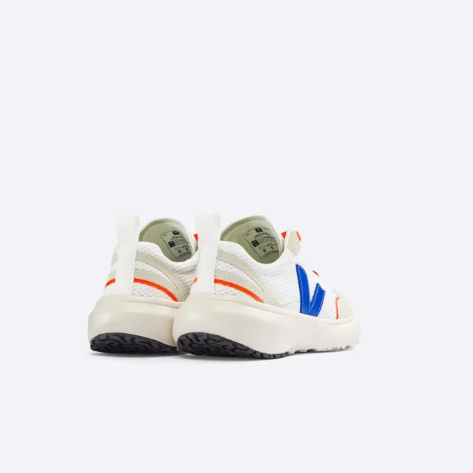 Canary Elastic Laces Alveomesh White Indigo