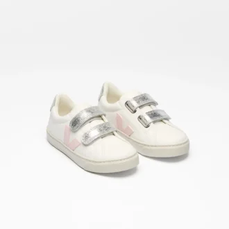 Esplar Leather White Petale Silver