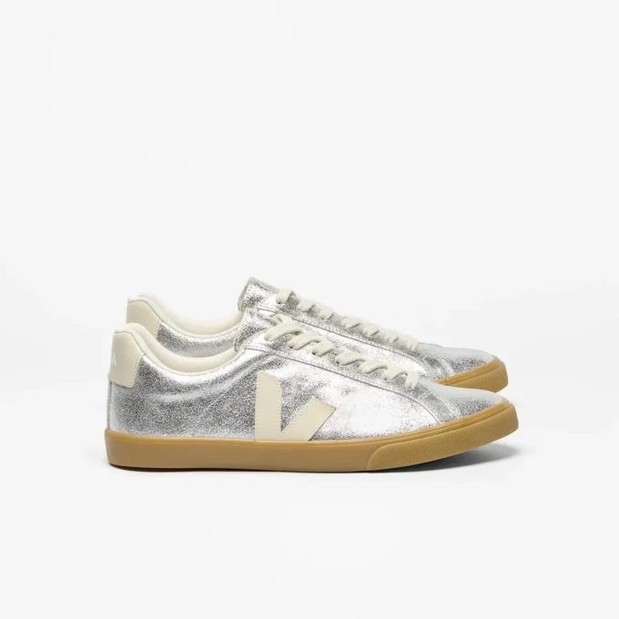 Esplar Suede Silver Pierre Natural