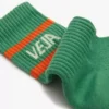 Iconic Socks Cotton Green White Orange