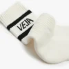 Iconic Socks Cotton White Black