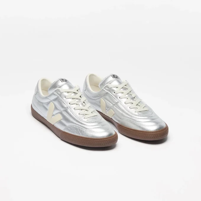 Panenka Leather Silver White Pierre Bark