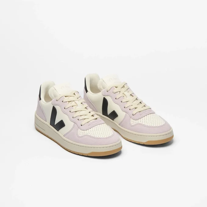 V-10 Leather Pure Black Parme