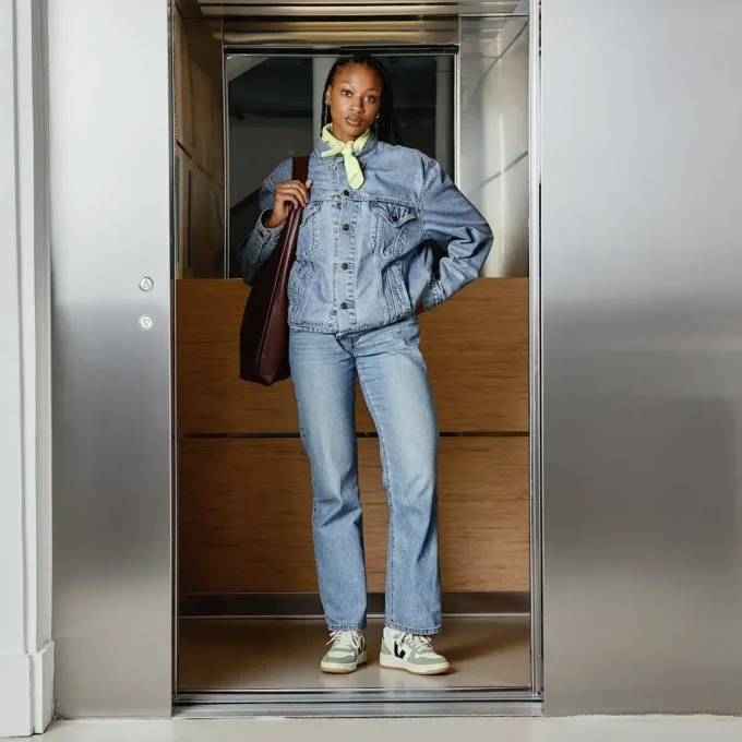 V-10 Leather White Black Kiwi