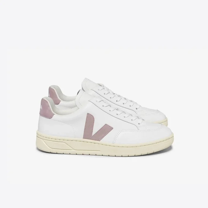 V-12 Leather White Babe