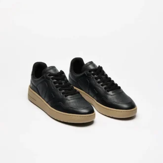 V-90 Leather Black Dune