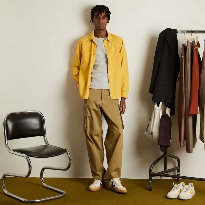 V-90 Leather Pure Atlantique Almond Natural