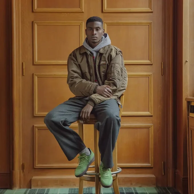 V-90 Suede Full Militar Eagle