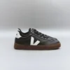 Volley Elastic Laces Leather Black White Bark