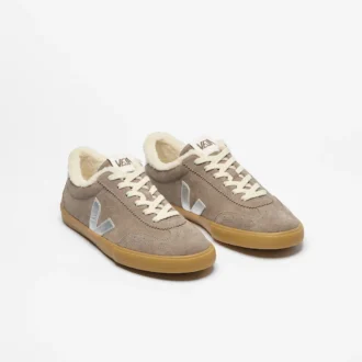 Volley Fured Suede Moonrock Silver
