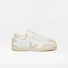 Volley Leather White Natural